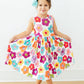 Cheerful Blooms Tank Twirl Dress