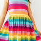 Cheerful Stripes Tank Twirl Dress