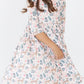 Cheetah Girl 3/4 Sleeve Pocket Twirl Dress