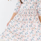 Cheetah Girl 3/4 Sleeve Pocket Twirl Dress