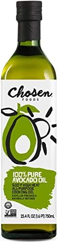 Chosen Foods 100% Pure Avocado Oil, 25.4 fl oz, Case of 6