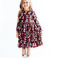 Christmas Bears L/S Pocket Twirl Dress