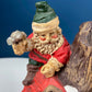 Vintage Illuminated Elf Tree House, Silvestri Christmas Village Accessory