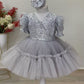 Clara Gray Party Dress