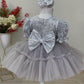 Clara Gray Party Dress