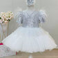 Clara White Party Dress