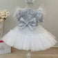 Clara White Party Dress
