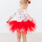 Clara's Christmas 3/4 Tutu Leotard