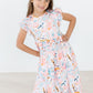 Class Act Flutter Sleeve Twirl Dress
