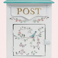 Vintage Farmhouse Wall-Mounted Post Box Mailbox Metal Letter Box Outdoor