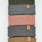 Classic Contrast Cuffed Beanie, Black and Gray