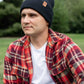 Classic Cuffed Beanie, Charcoal Black