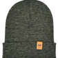 Classic Fusion Cuffed Beanie, Black and Green
