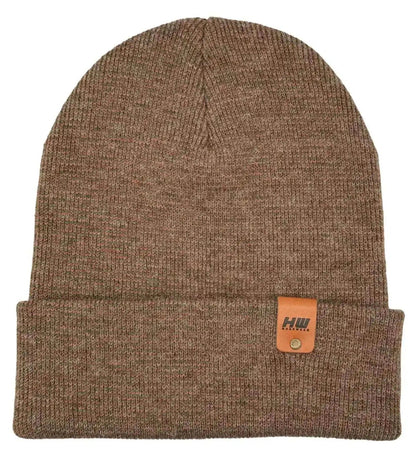 Classic Fusion Cuffed Beanie, Burgundy and Green