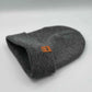 Classic Fusion Cuffed Beanie, Gray and Denim Blue