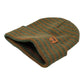 Classic RoRo Cuffed Beanie, Green and Brown
