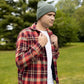 Classic Silent Cuffed Beanie, Forest Green
