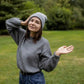 Classic Silent Cuffed Beanie, Koala Gray