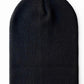 Classic Silent Cuffed Beanie, Midnight Black