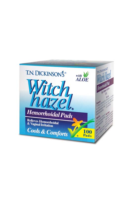Dickinson's Hemorrhoidal Cleansing Pads, 100 ct