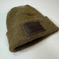 Cleveland, H Stitch Cuffed Beanie,  Brown and Green Fusion