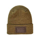 Cleveland, H Stitch Cuffed Beanie,  Brown and Green Fusion