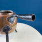 Hand Pounded Tin Copper Turkish Teapot or Coffee Pot. Rustic Home Decor. Perfect for Camping. Gift for Him, Dad, Camping Buddy.