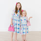 SALE Crazy Daisy 3/4 Sleeve Pocket Twirl Dress