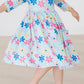 SALE Crazy Daisy 3/4 Sleeve Pocket Twirl Dress
