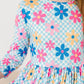 SALE Crazy Daisy 3/4 Sleeve Pocket Twirl Dress