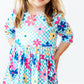 SALE Crazy Daisy 3/4 Sleeve Pocket Twirl Dress