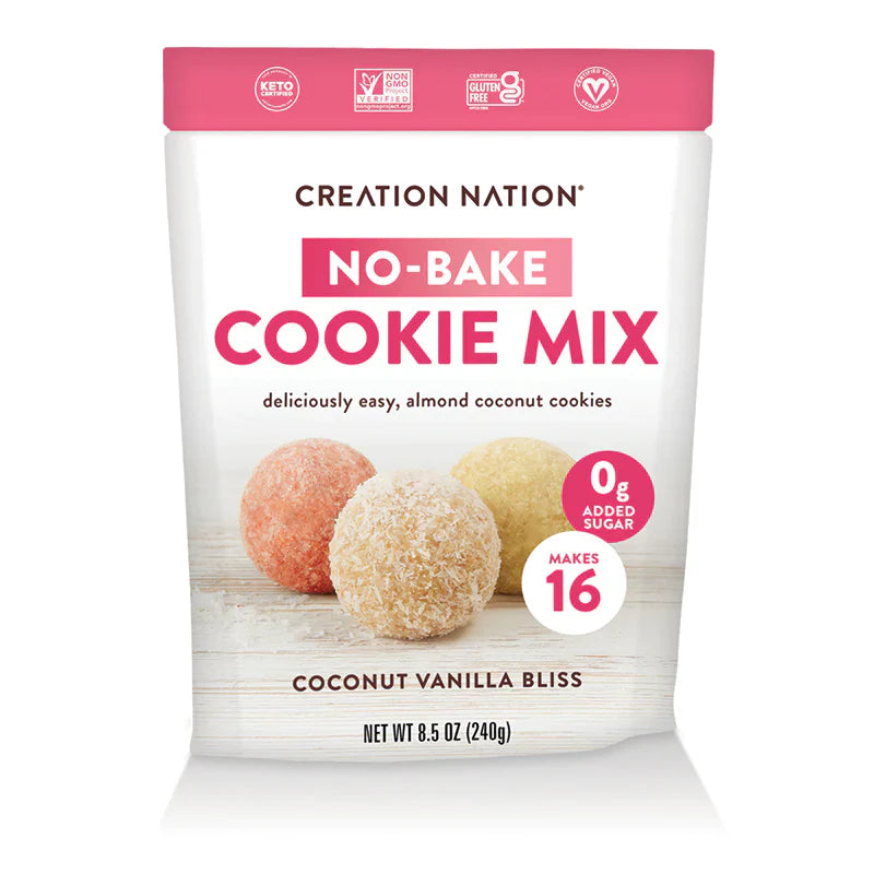 Creation Nation No Bake Vanilla Cookie Mix - 8.5 oz, Pack of 6