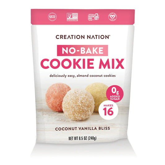 Creation Nation No Bake Vanilla Cookie Mix - 8.5 oz, Pack of 6