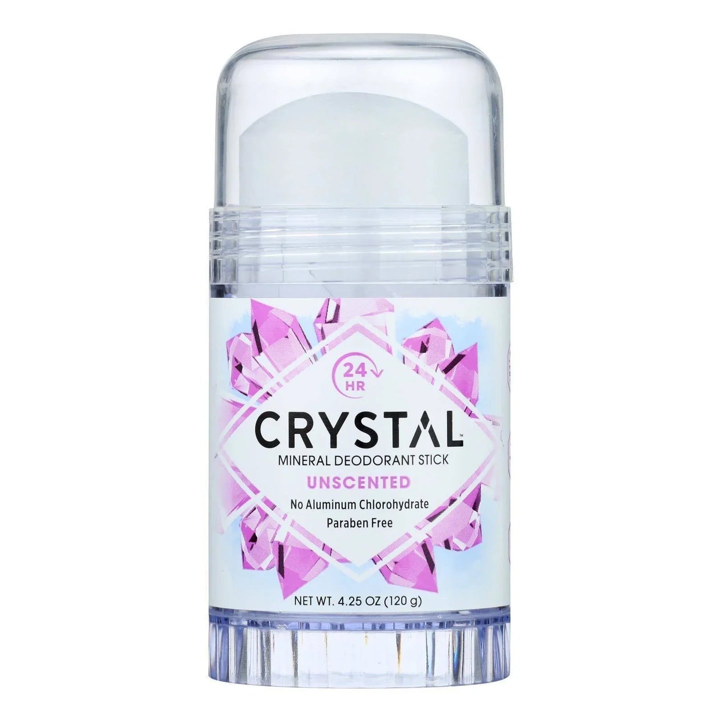 Crystal Body Unscented Deodorant Stick - 4.25 Oz - Pack of 3