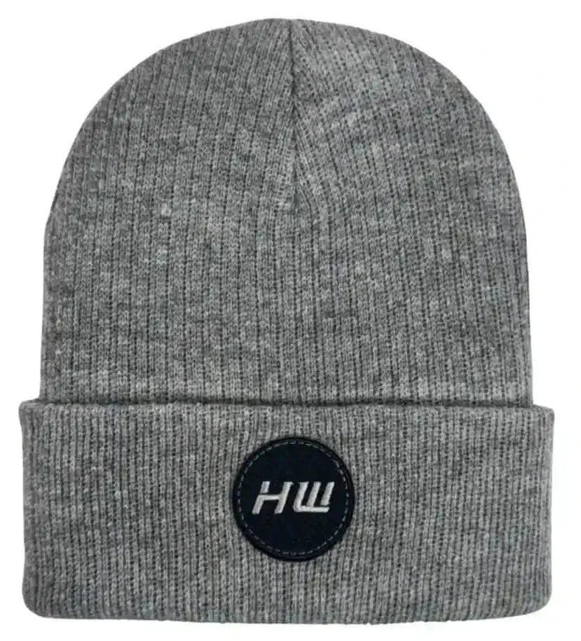Cuffed Wide Ribbed, Classic Beanie, Koala Gray