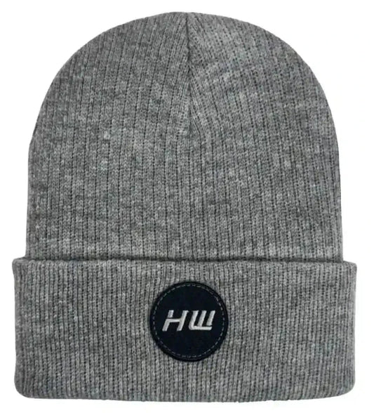 Cuffed Wide Ribbed, Classic Beanie, Koala Gray