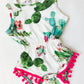 Cute Cactus Pom Pom Romper