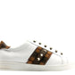 Geox Jaysen Lace-Up Women Sneakers White/Camel