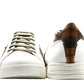Geox Jaysen Lace-Up Women Sneakers White/Camel
