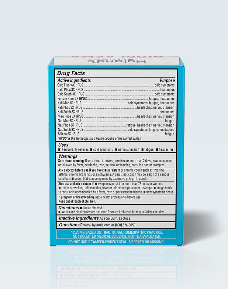 Hyland's Bioplasma 12 Cell Salts - 100 Count