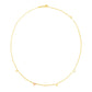 14k Two Tone Gold Love Necklace