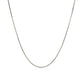 Sterling Silver Rhodium Plated Octagonal Snake Chain 0.9mm