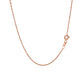 14k Rose Gold Singapore Chain (1.10 mm)