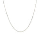 14k White Gold Classic Box Chain 0.6mm