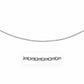 14k White Gold Pendant Chain with Textured Links (2.90 mm)