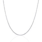 10k White Gold Solid Diamond Cut Rope Chain (1.40 mm)