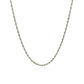 10k White Gold Solid Diamond Cut Rope Chain (1.60 mm)