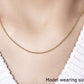 14k Yellow Gold Round Cable Link Chain (1.5 mm)