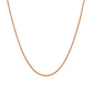 14k Rose Gold Adjustable Popcorn Chain (1.30 mm)