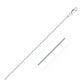 Rhodium Plated 1.2mm Sterling Silver Snake Style Chain